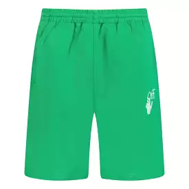 Off-White Skate Track Shorts - Green