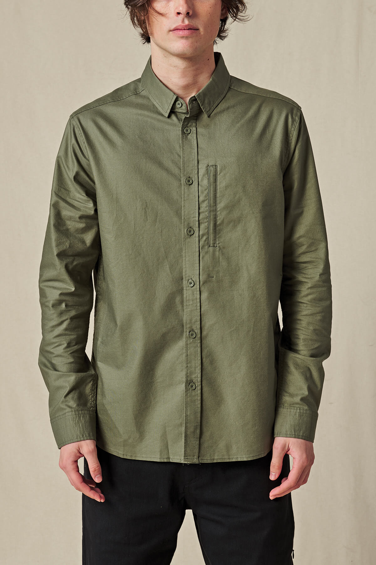 Olive LS Shirt