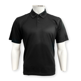 Op Zulu Black Tactical Polo Shirt Short Sleeve.