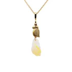 Opal Bird Necklace