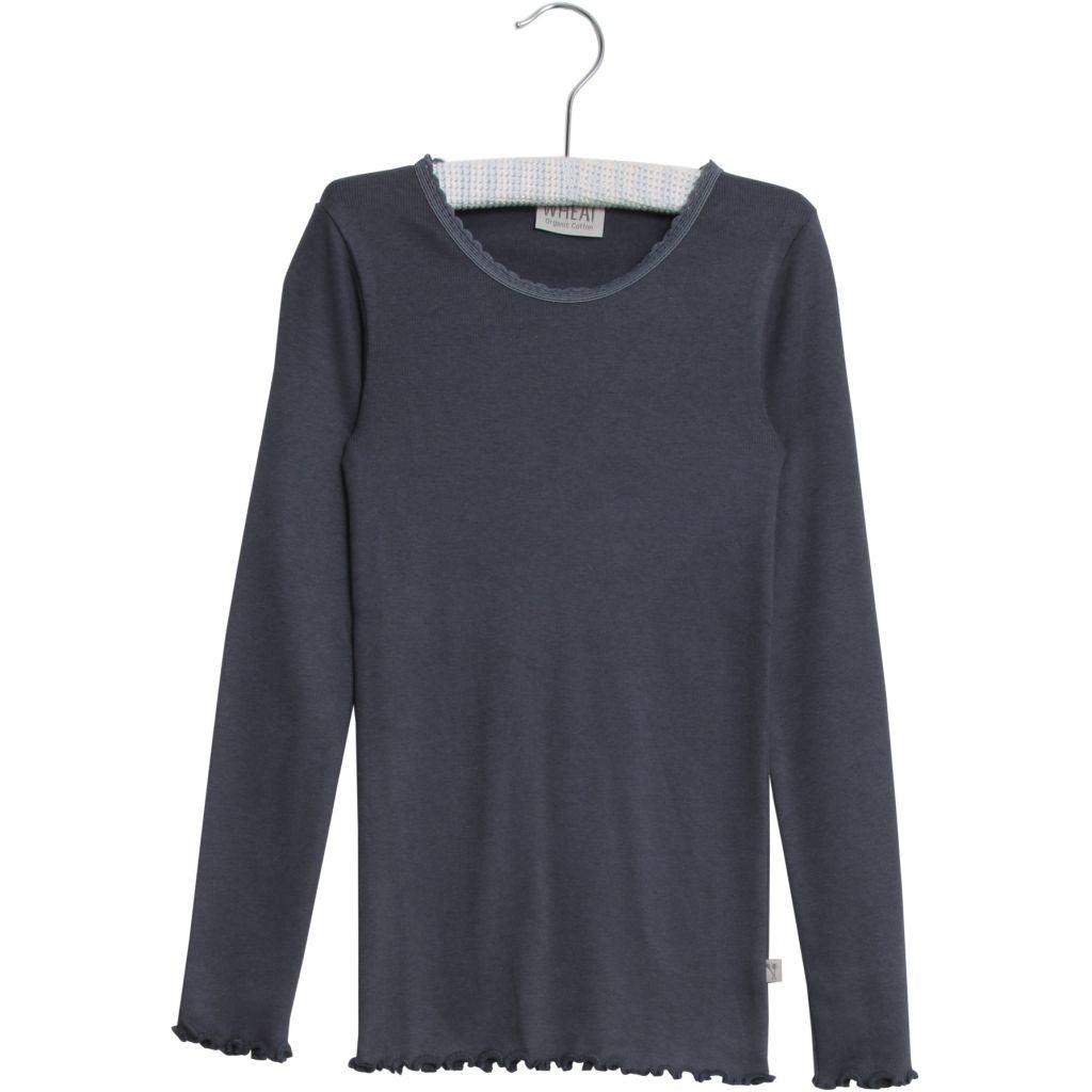 Organic cotton lace long sleeve T-shirt - 60% OFF