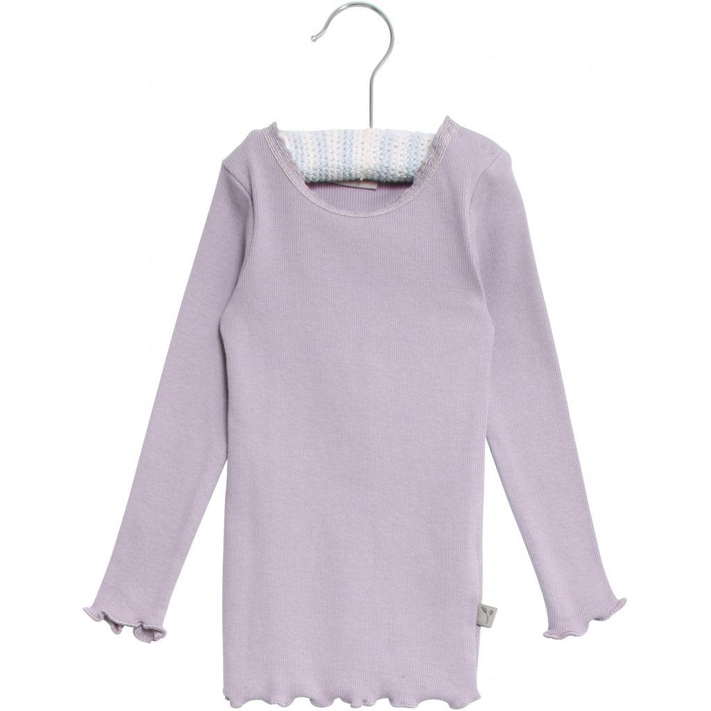 Organic cotton lace long sleeve T-shirt - 60% OFF