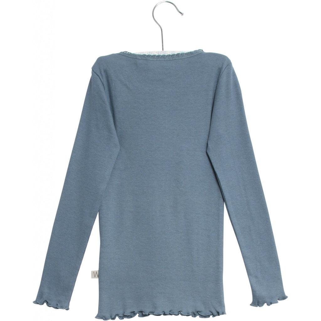 Organic cotton lace long sleeve T-shirt - 60% OFF