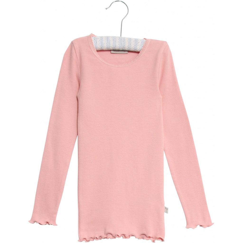 Organic cotton lace long sleeve T-shirt - 60% OFF