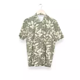 Organic Jungle Print Olive Road Shirt - Universal Works P28034