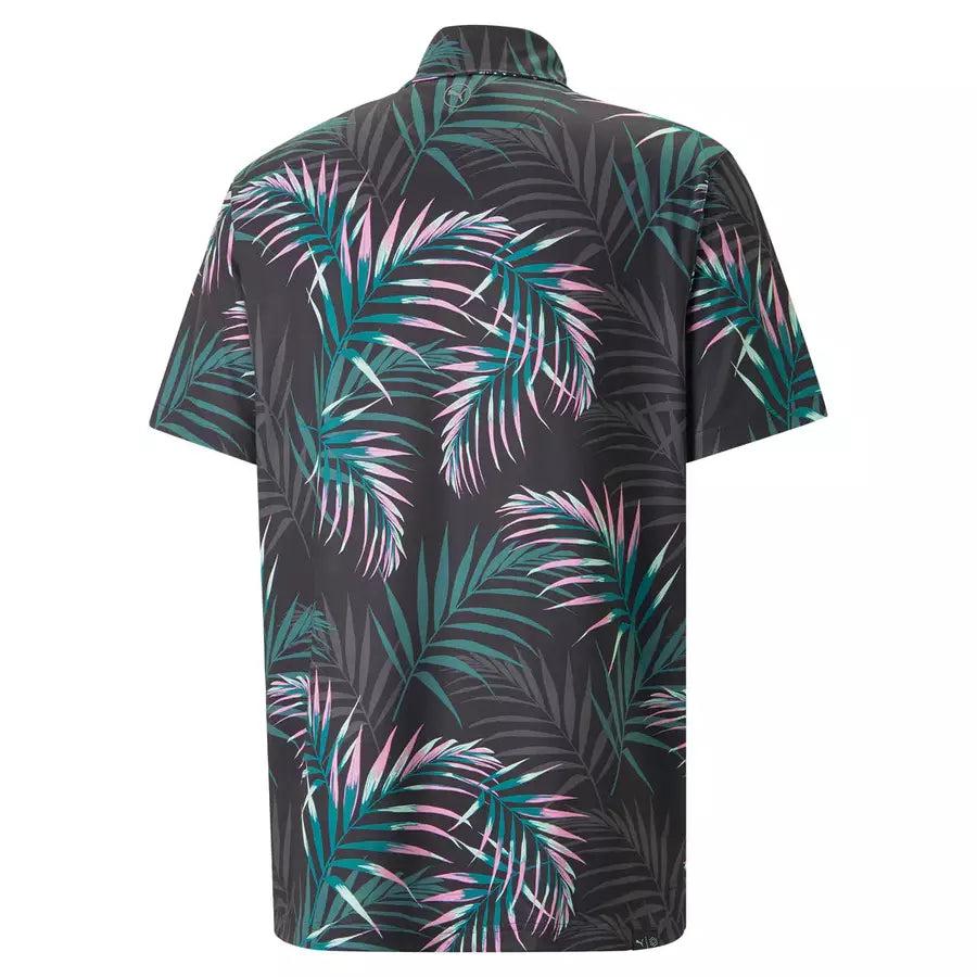 Palm Leaf Polo - Black by Puma CLOUDSPUN