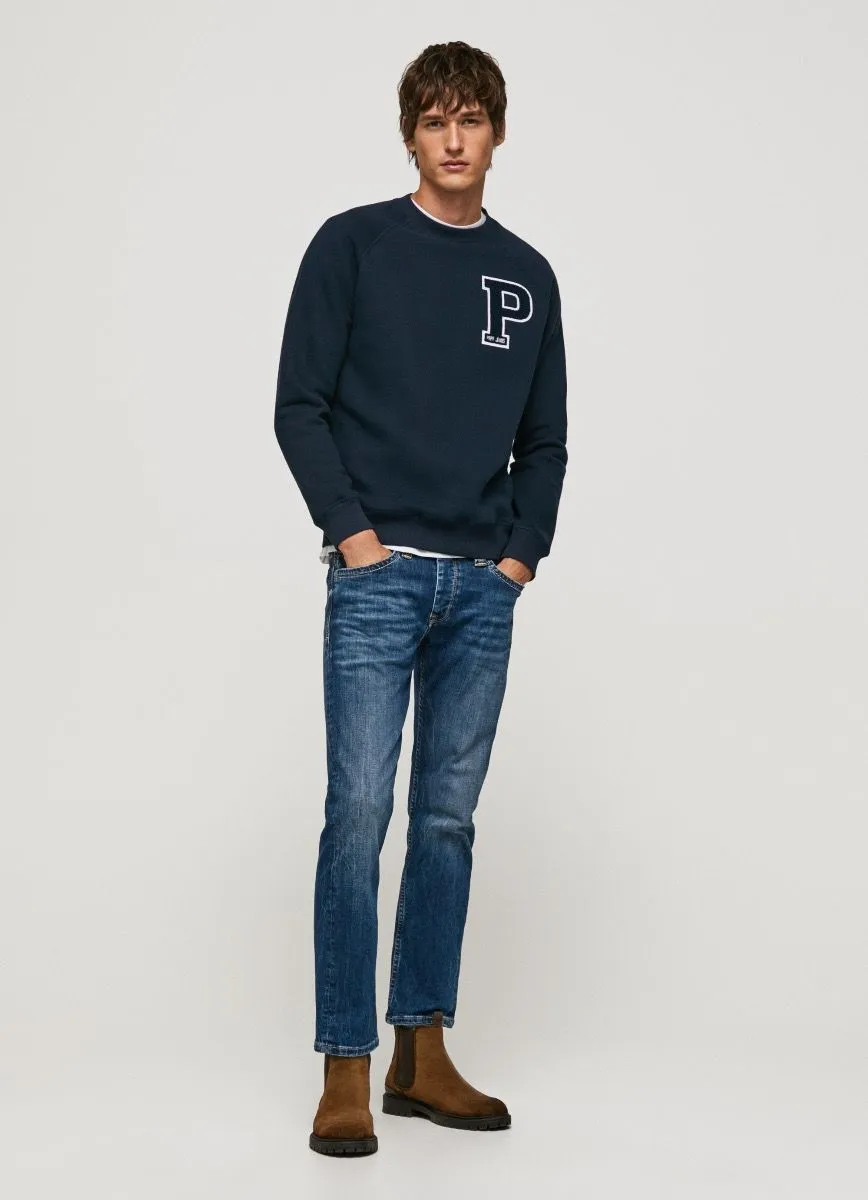 Pepe Jeans Blue Cash Regular Denim Jeans Z23