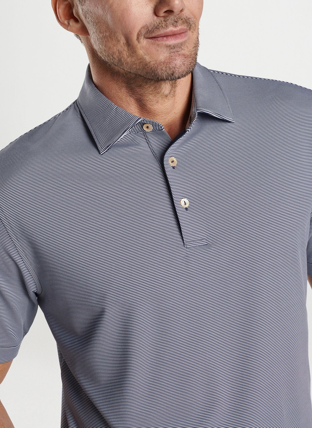 Peter Millar Jubilee Stripe Polo Performance.