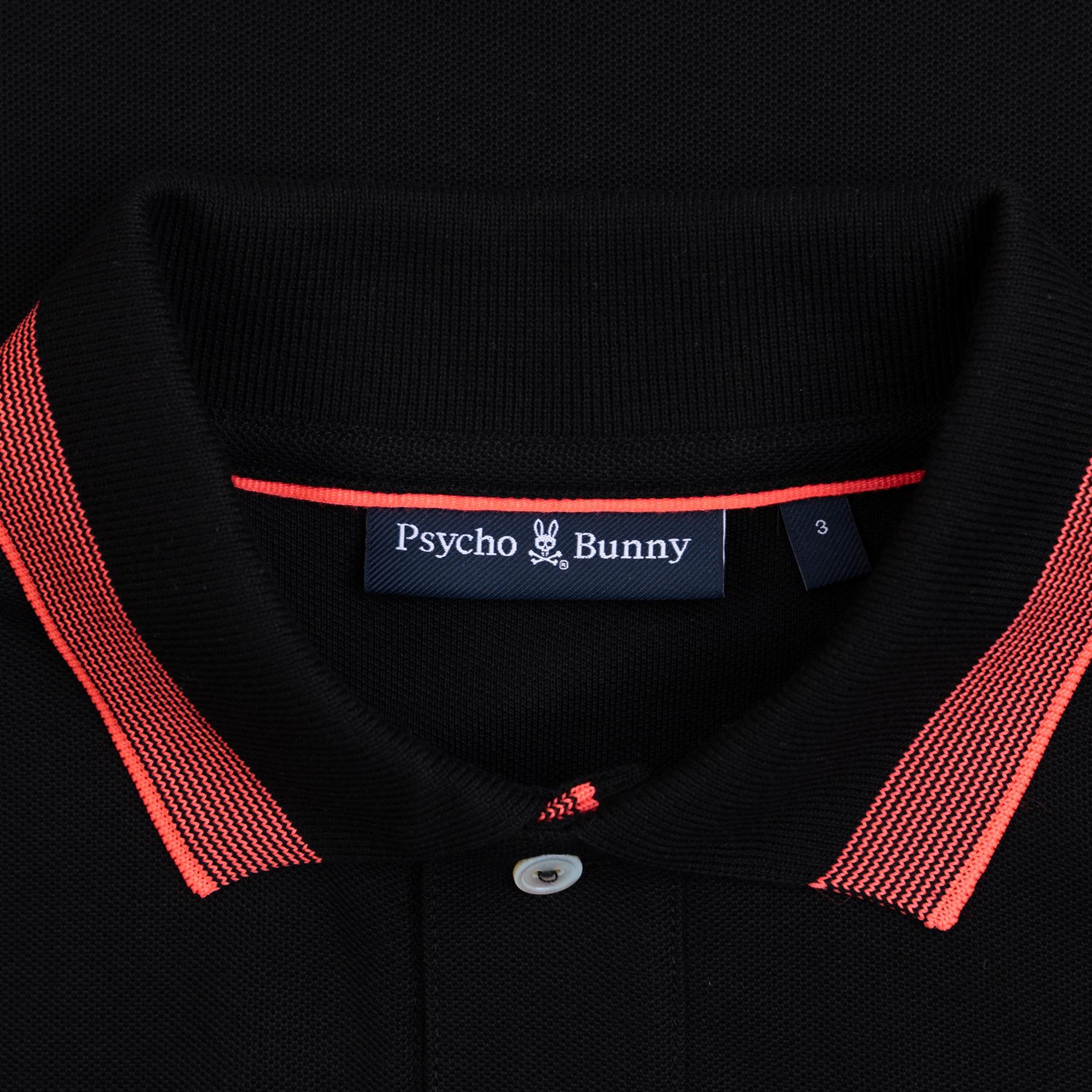 Pique Polo Shirt in Black - Queensbury SS24