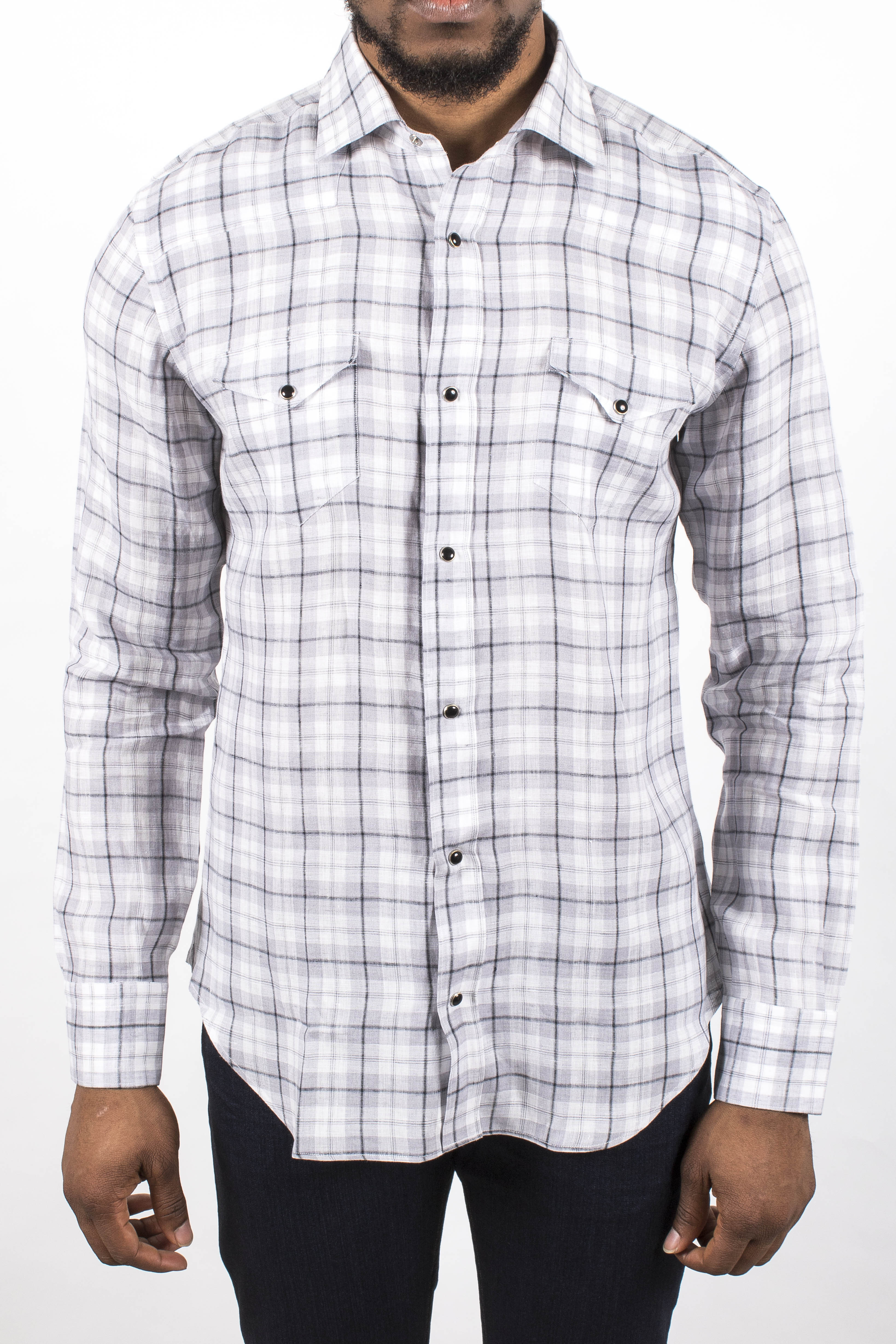 Plaid Shirt: Men's Tartan Checkered Button-Up Top