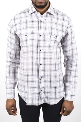 Plaid Shirt: Men's Tartan Checkered Button-Up Top