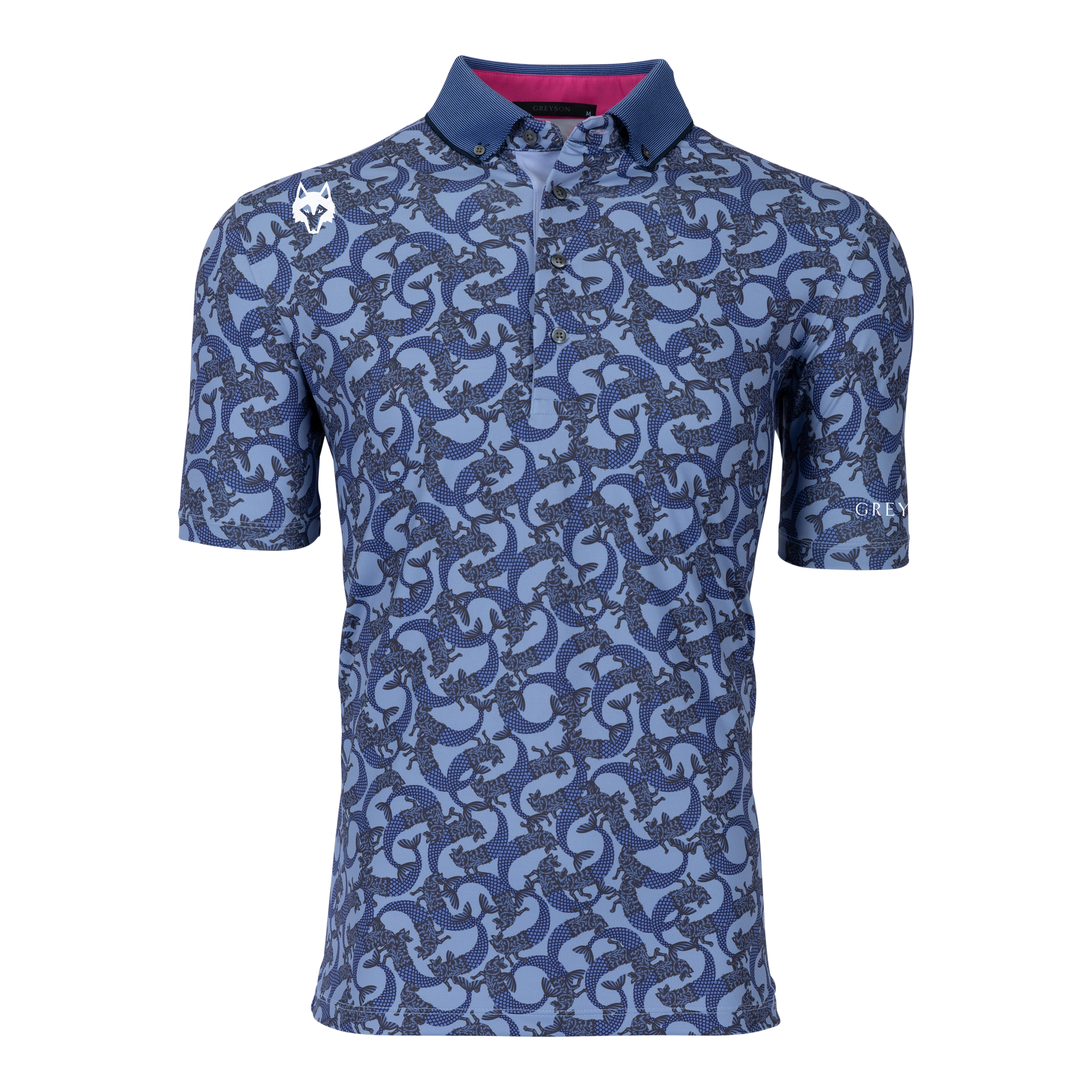 Players Club Merwolf Polo - Best polo shirts for players club with stylish Merwolf design.