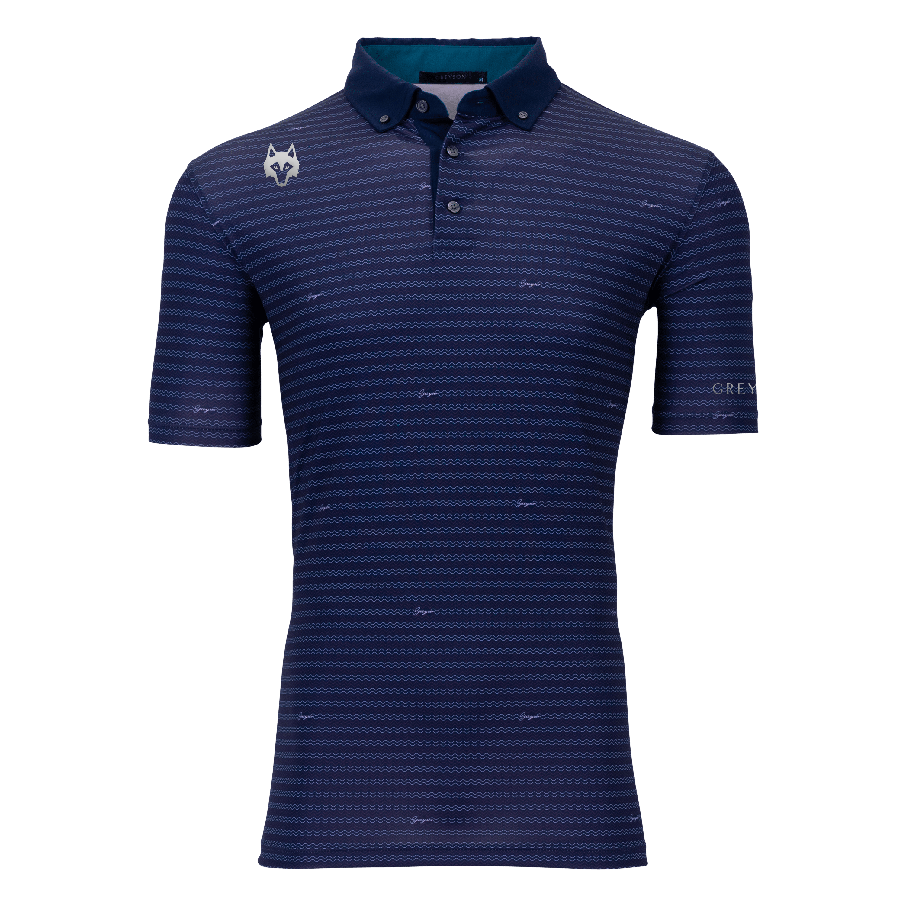 Players Club Symbol Polo with Wind and Water Design