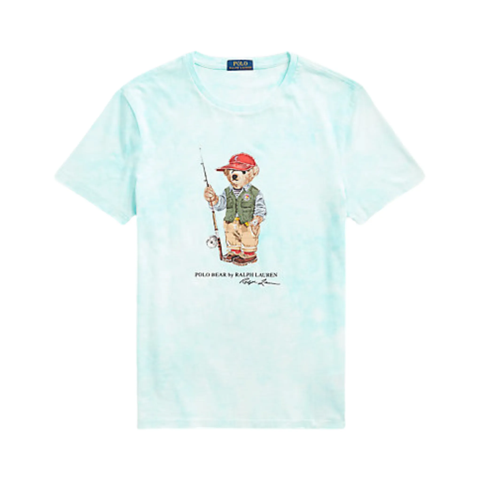 Polo Ralph Lauren Classic Fit Bear Tie-Dye Blue T-Shirt