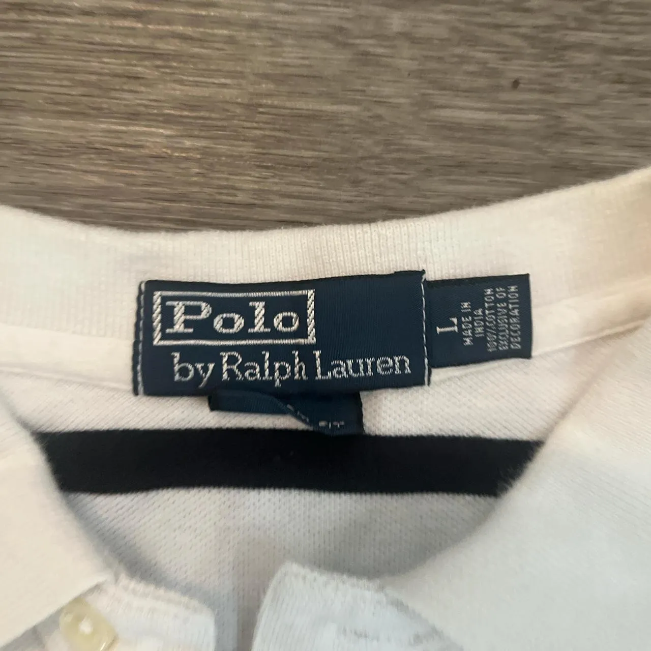 Polo Ralph Lauren Men's White Black Polo-shirts