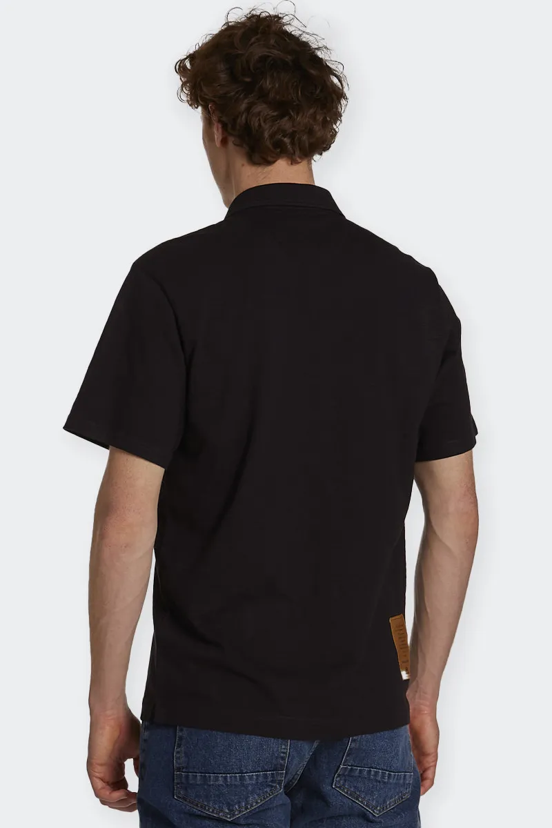 Black Regular Fit Polo Shirt Size 19-42