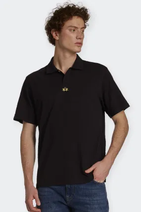 Black Regular Fit Polo Shirt Size 19-42