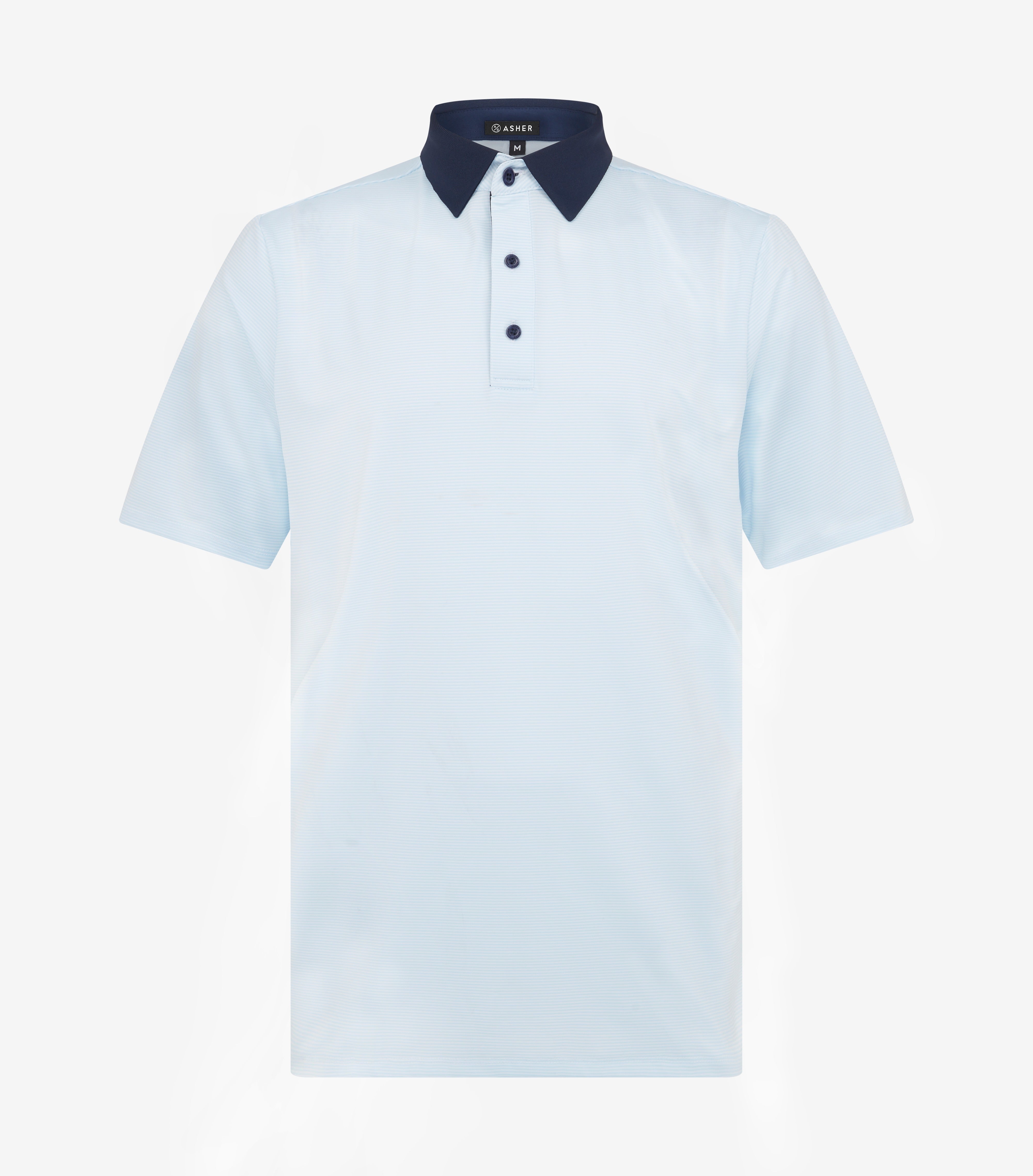 Polo Shirt with Striped Design