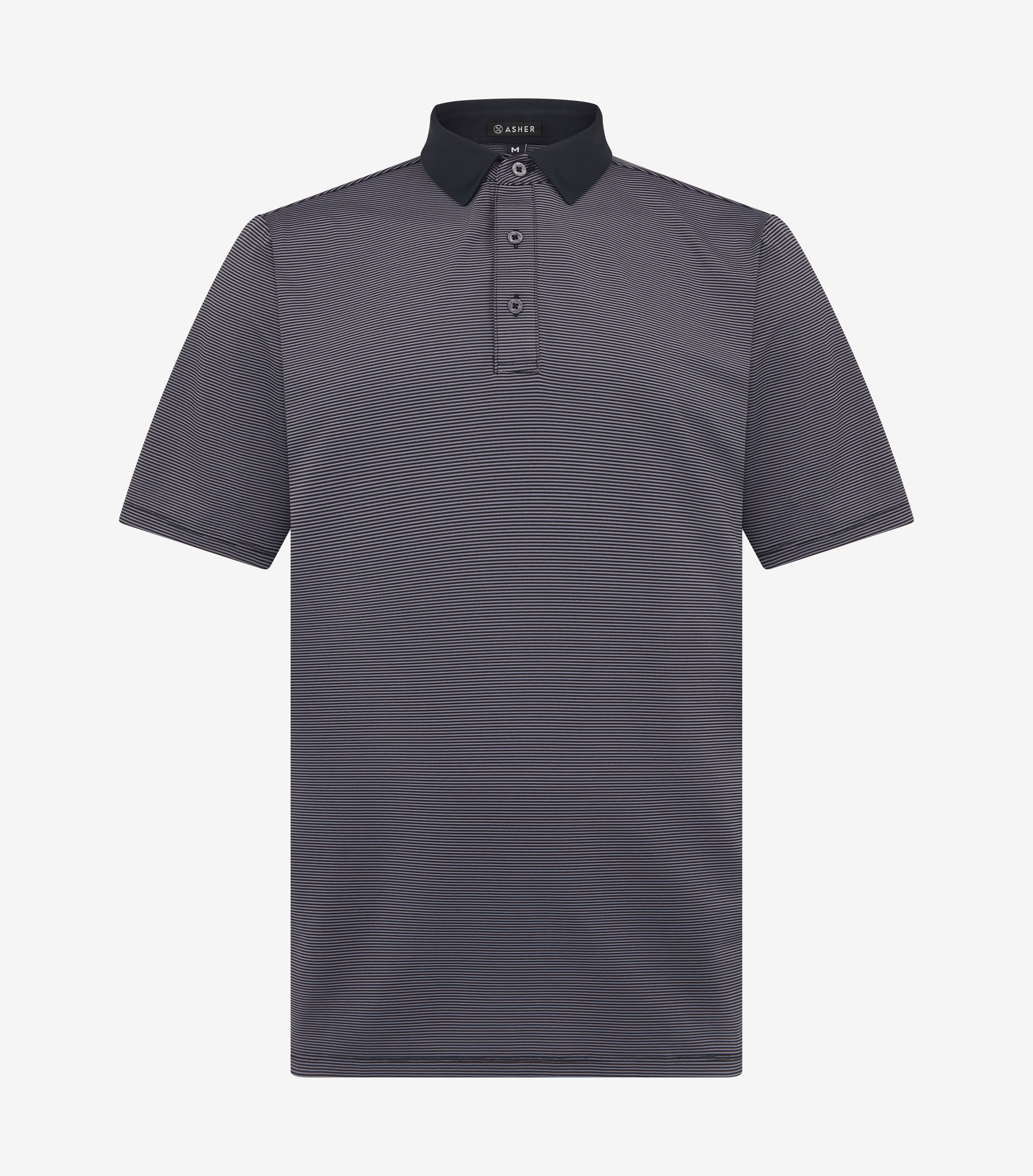 Polo Shirt with Striped Design