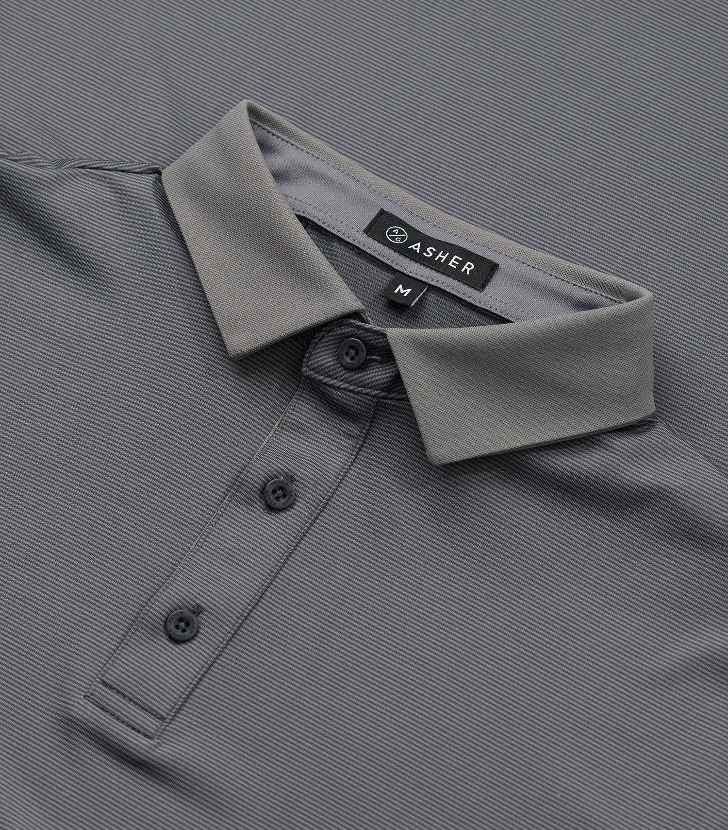 Polo Shirt with Striped Design