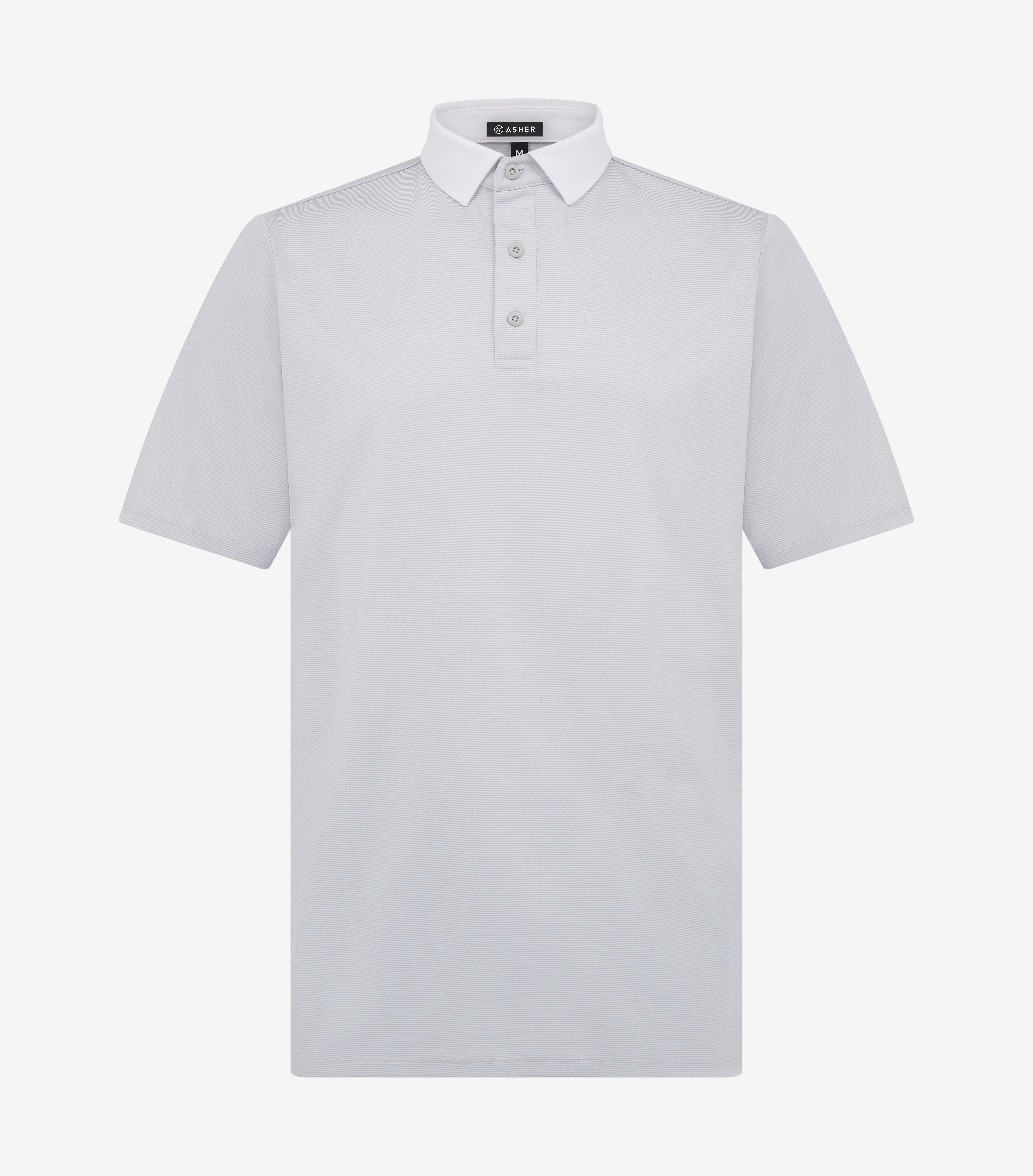 Polo Shirt with Striped Design