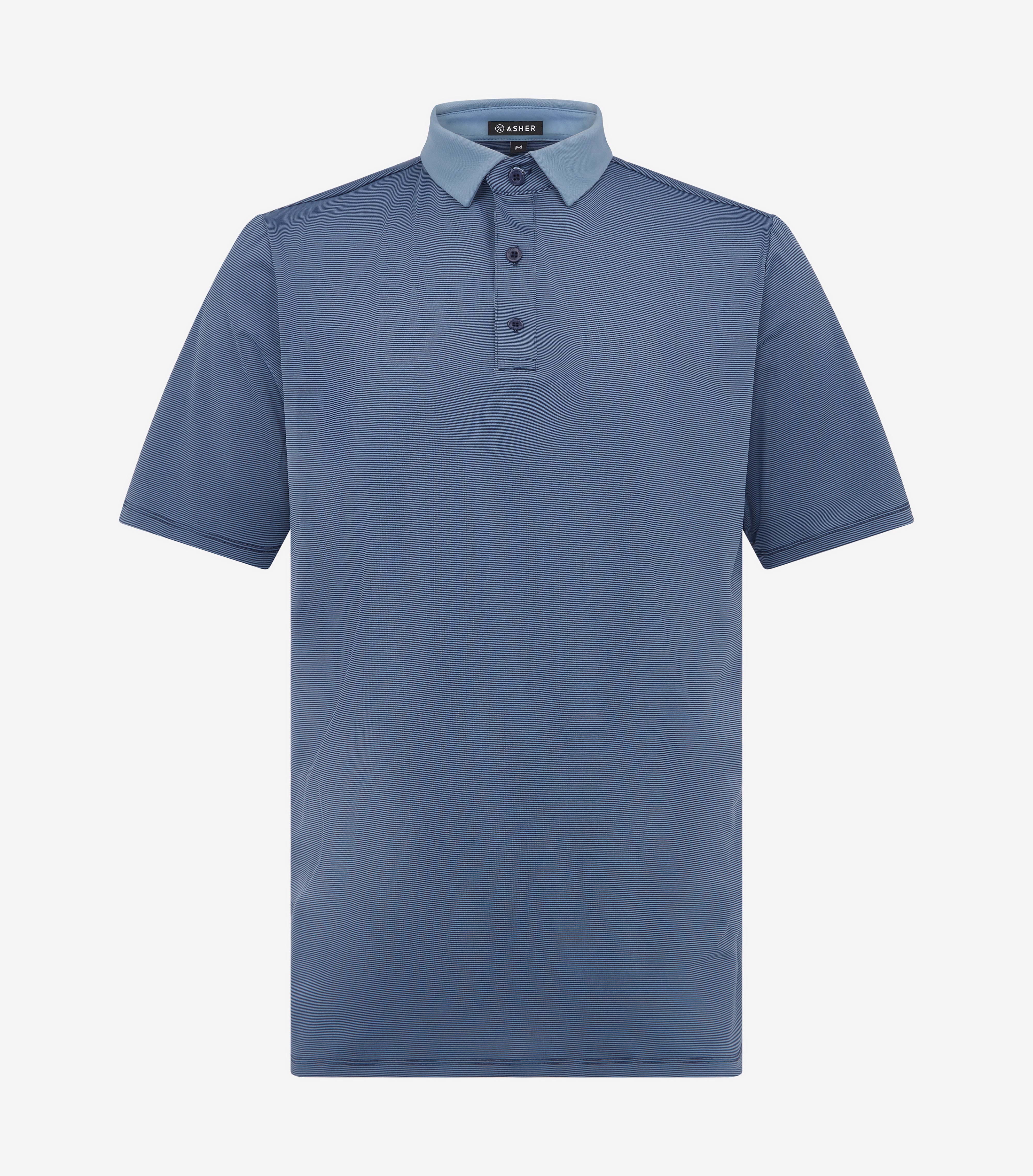 Polo Shirt with Striped Design