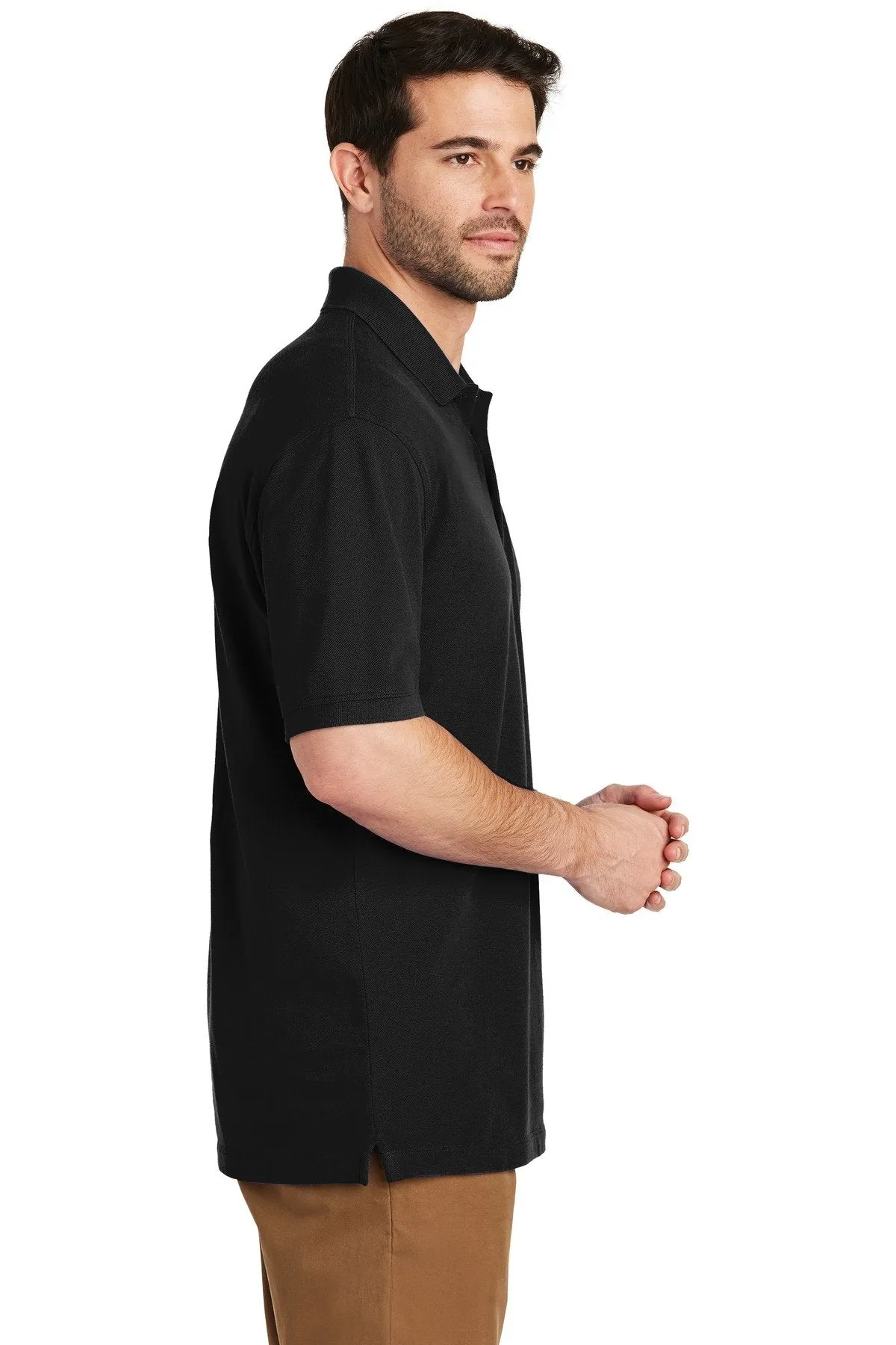 Black EZCotton Polo K8000 by Port Authority