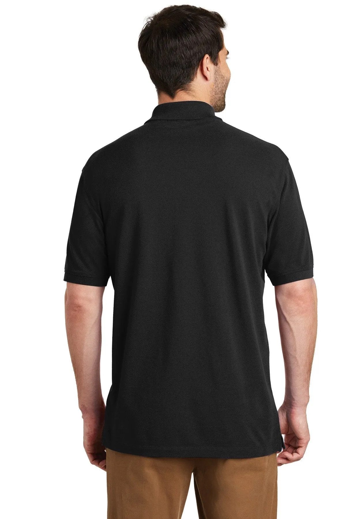 Black EZCotton Polo K8000 by Port Authority