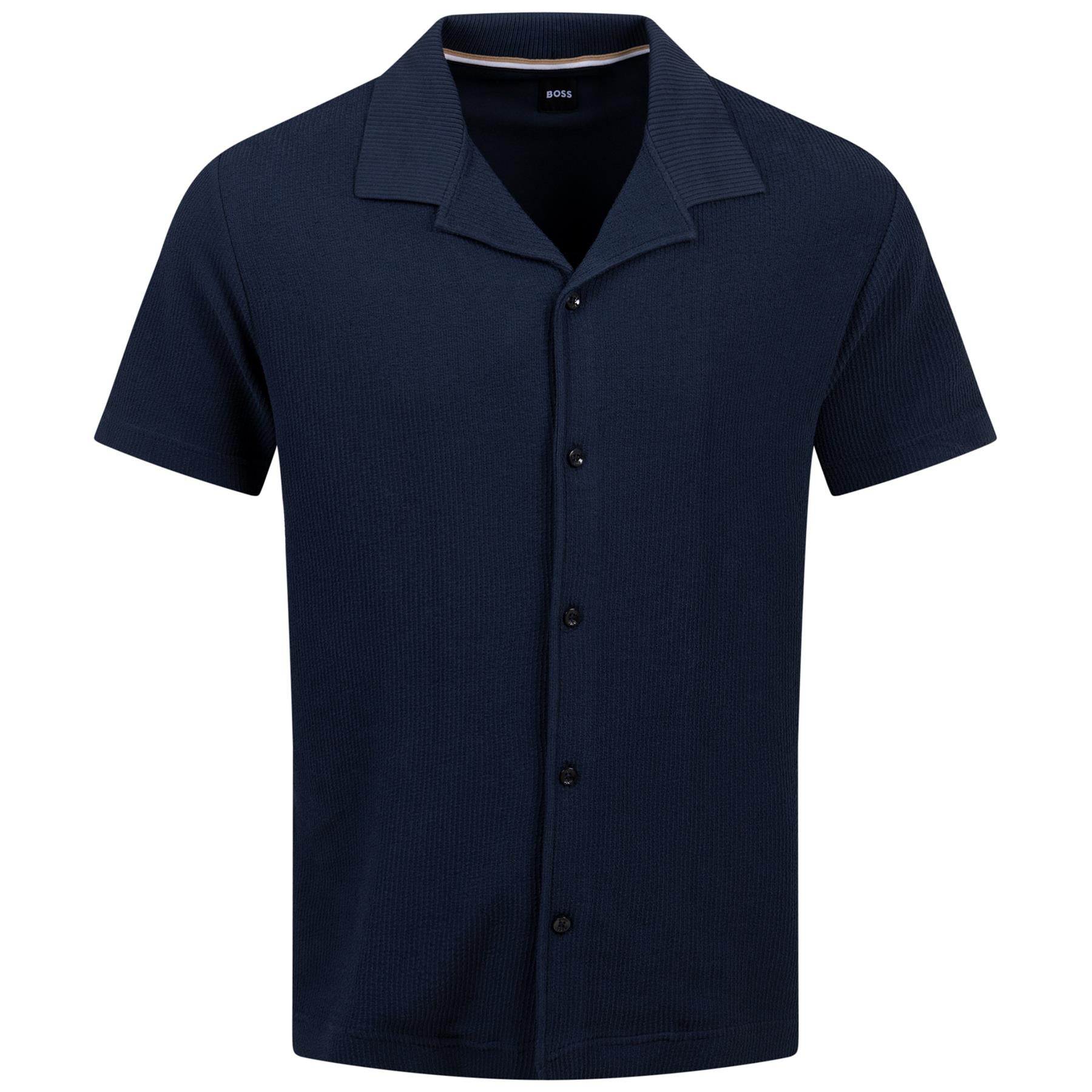 Powell 129 Regular Fit Cotton Polo - Dark Blue, SU24.