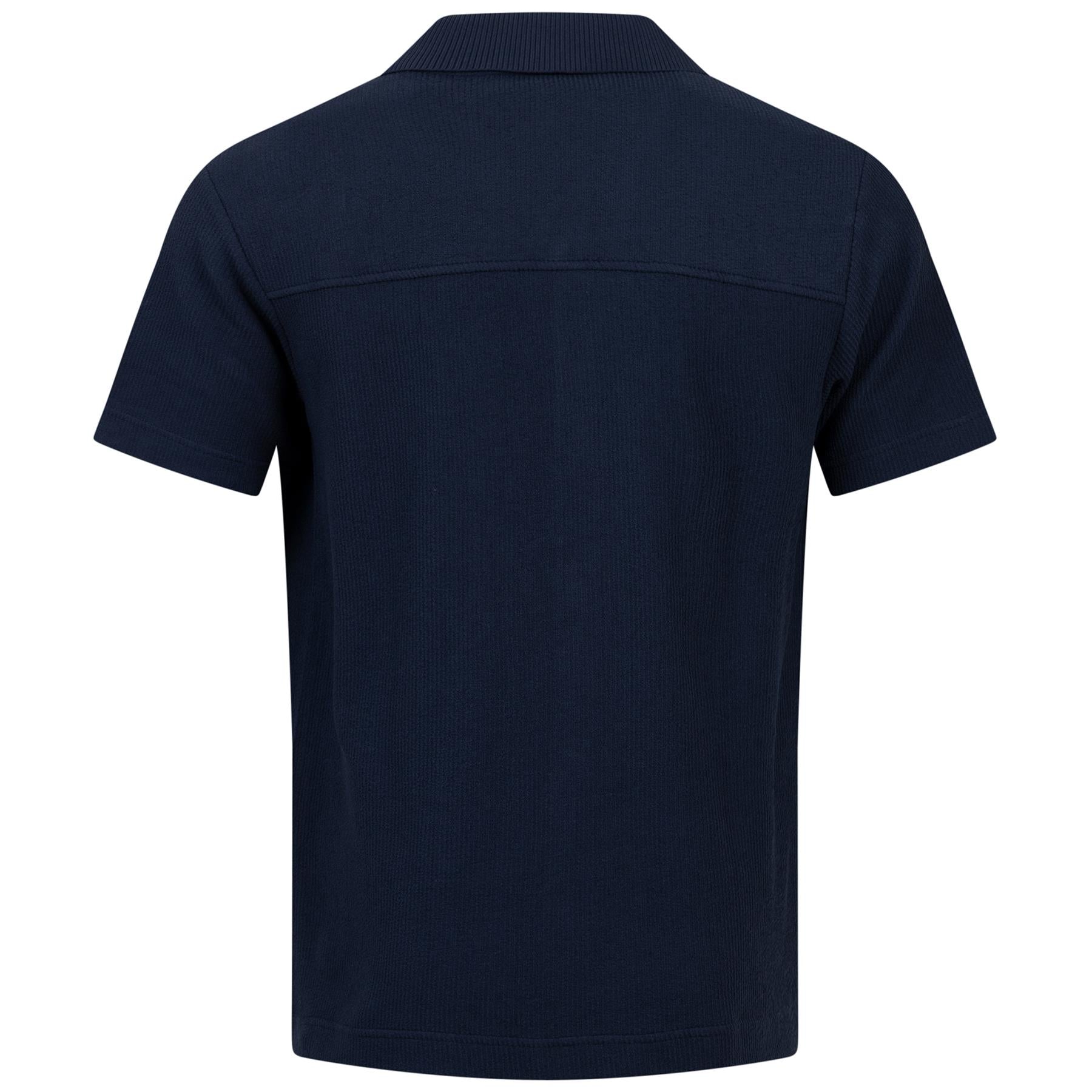 Powell 129 Regular Fit Cotton Polo - Dark Blue, SU24.