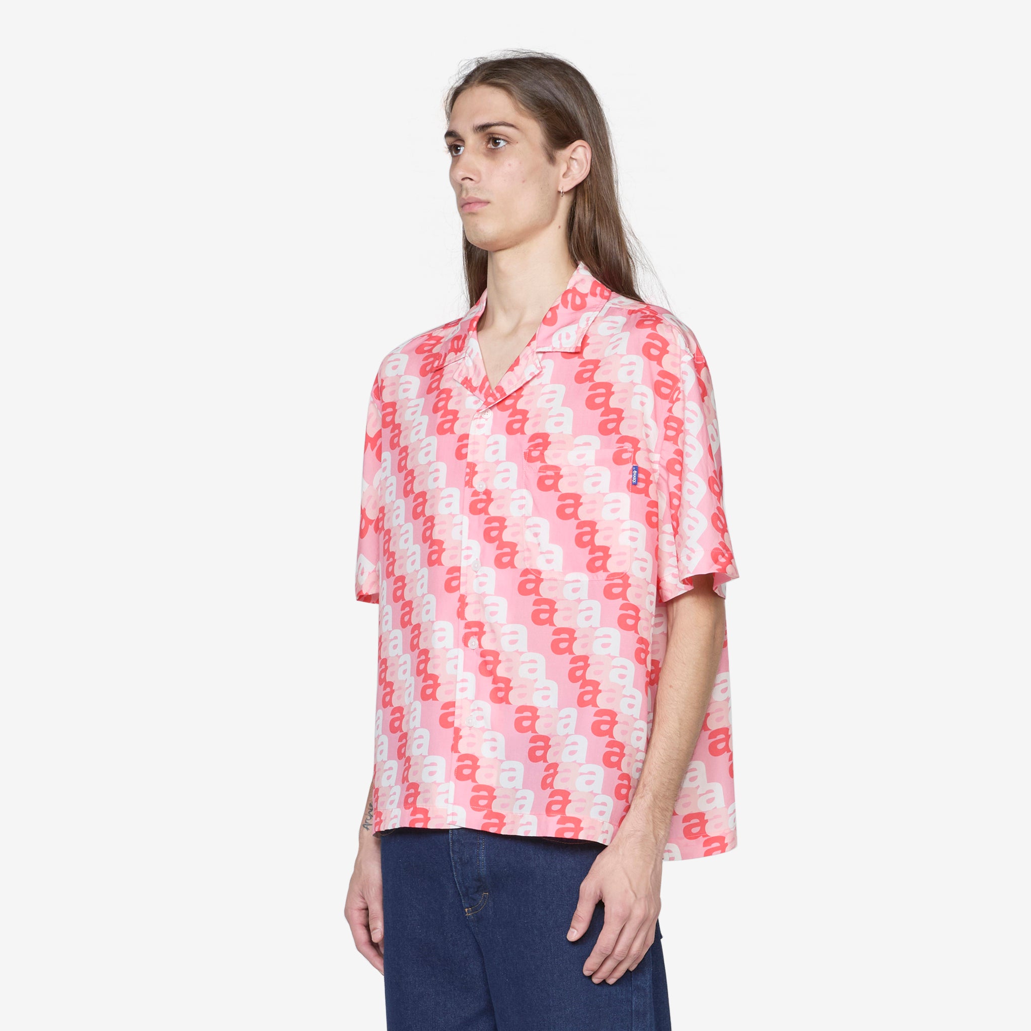 Print Camp Shirt - Pink