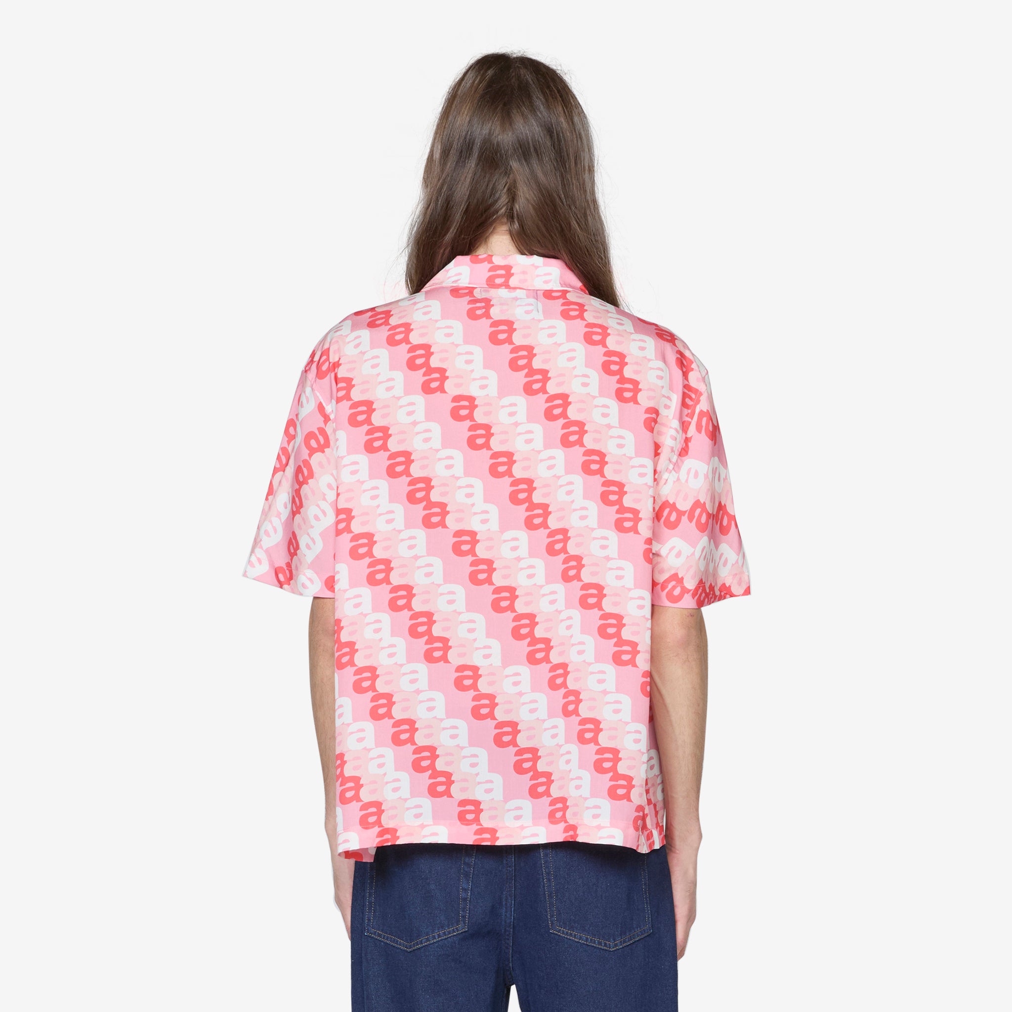 Print Camp Shirt - Pink