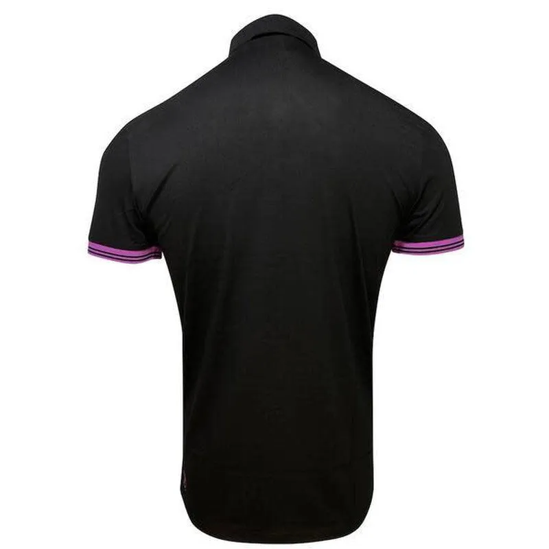 Black/Purple PS Script Polo Shirt