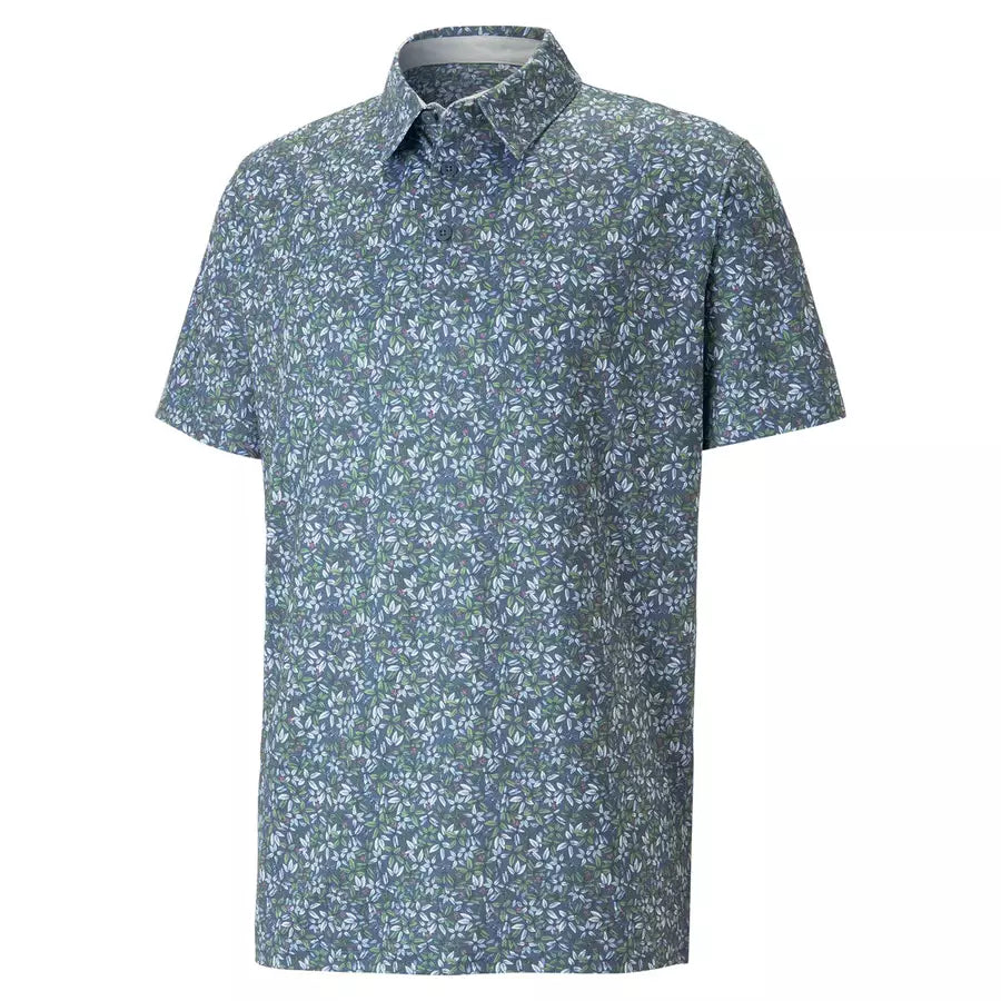 Puma Floral Polo Blue