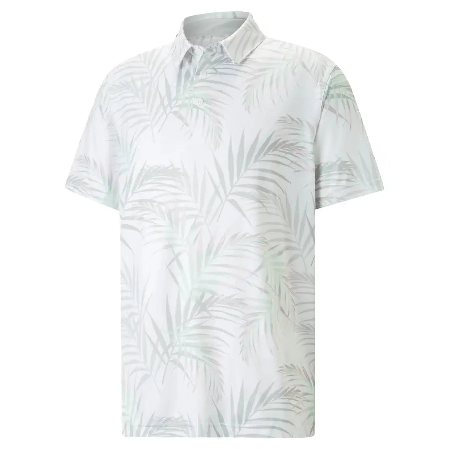 Puma Palm Leaf Polo - White