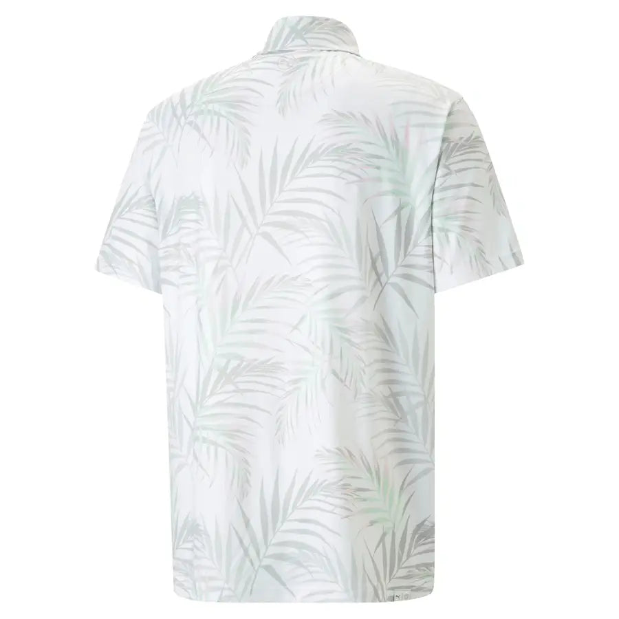 Puma Palm Leaf Polo - White