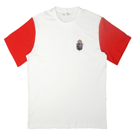 Rainier T-Shirt - Blanc De Blanc Tango Red Colour - D17