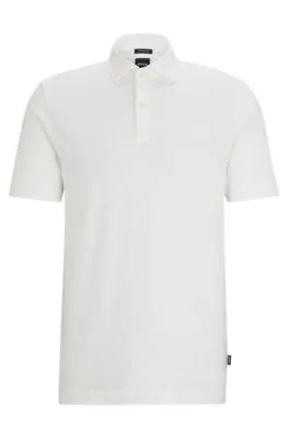 Regular Fit Cotton and Linen Polo Shirt