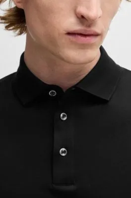 Regular-fit Polo Shirt in Mercerized Italian Cotton