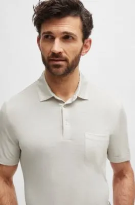 Silk and Cotton Regular-Fit Polo Shirt