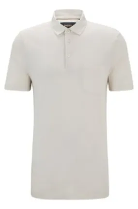 Silk and Cotton Regular-Fit Polo Shirt