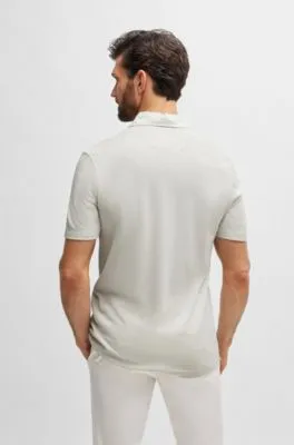 Silk and Cotton Regular-Fit Polo Shirt