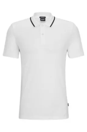 Regular-fit Polo Shirt with Monogram Jacquard