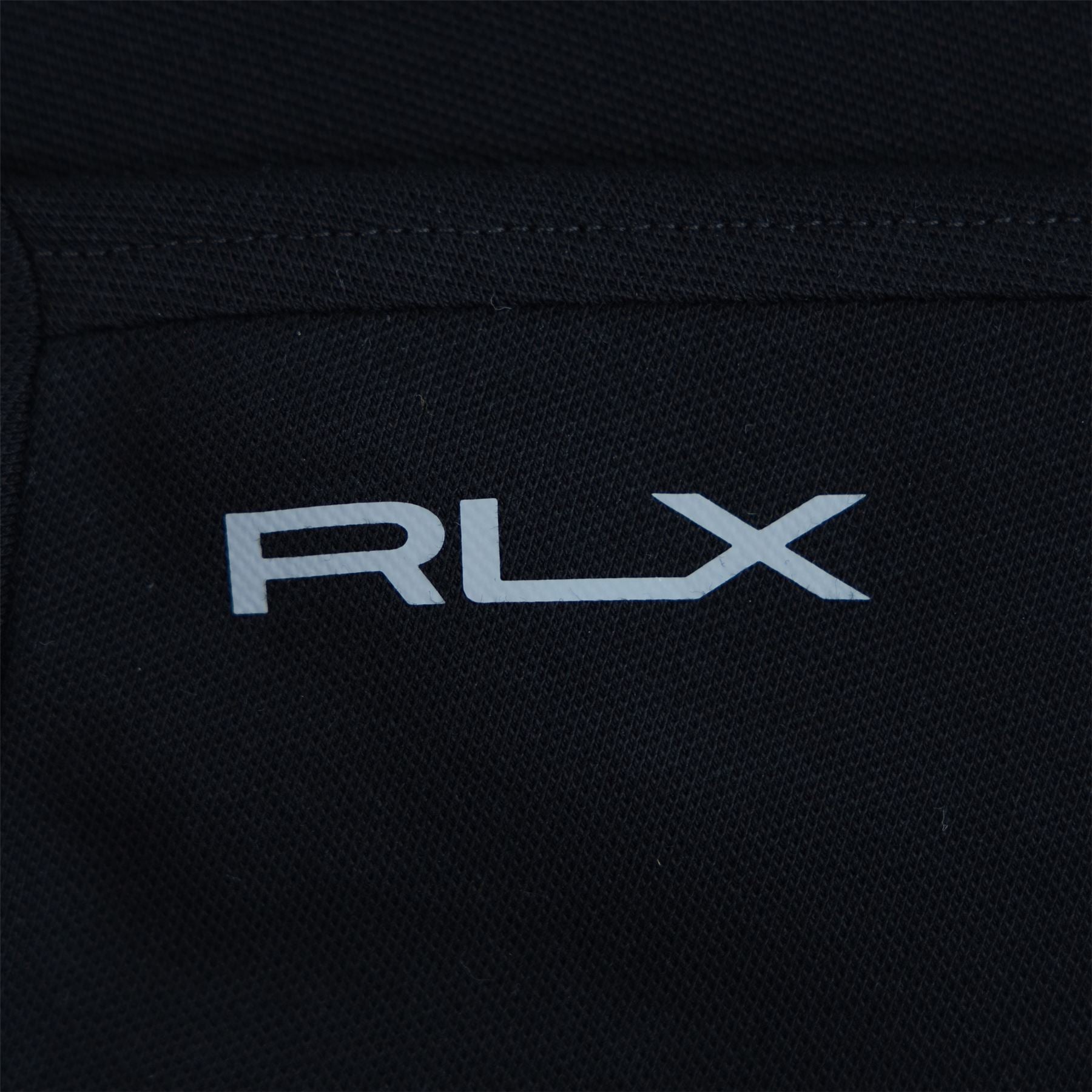 RLX Cotton Knit Polo Black - SS24