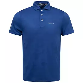 RLX Tailored Fit Lightweight Royal Blue Camo Polo - SS24