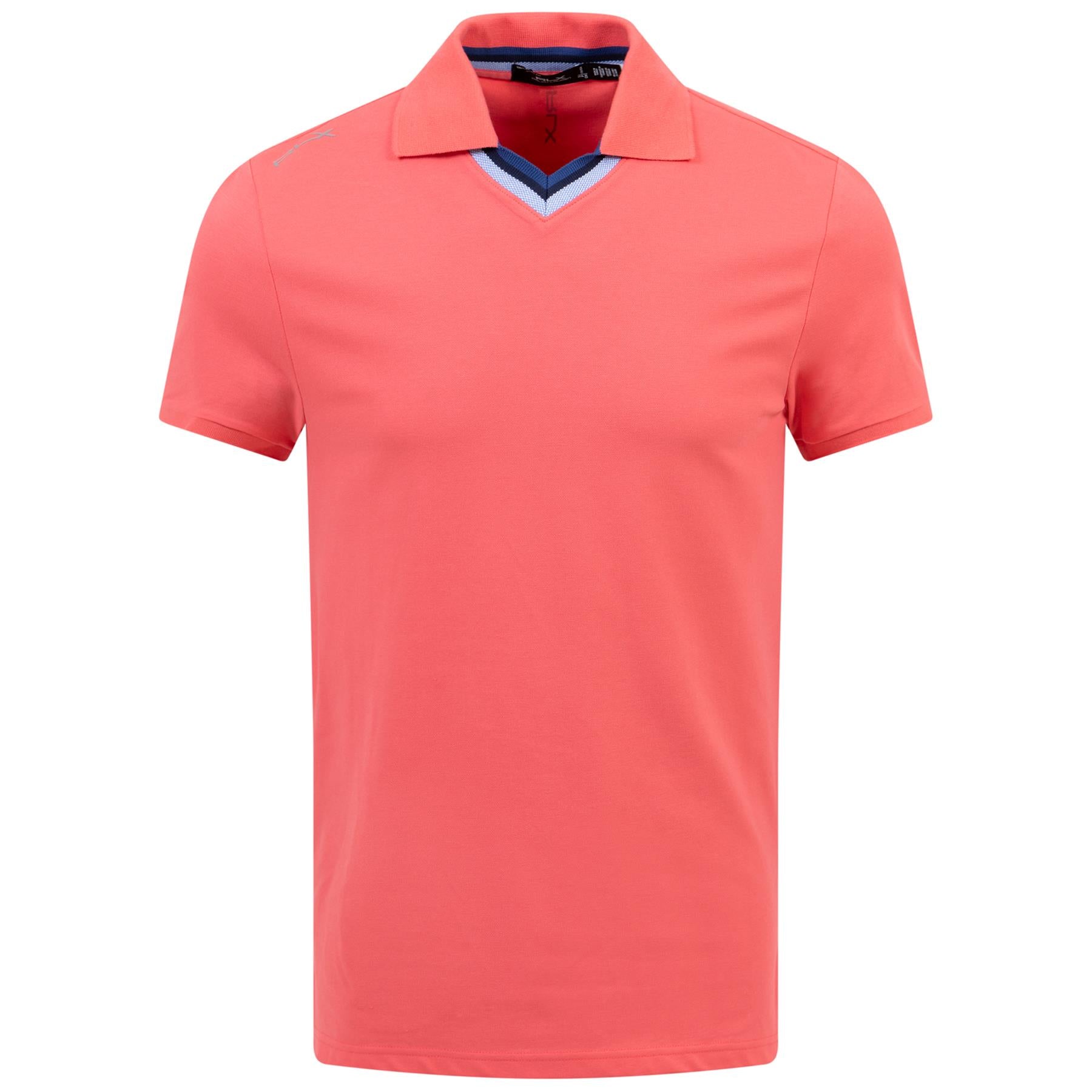 RLX Tailored Fit Polo Coral Pink