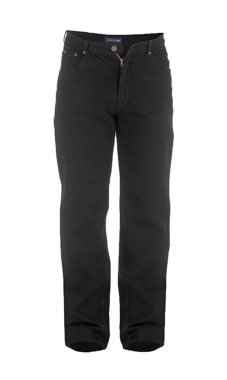 Black Rockford Long Leg Denim Jeans