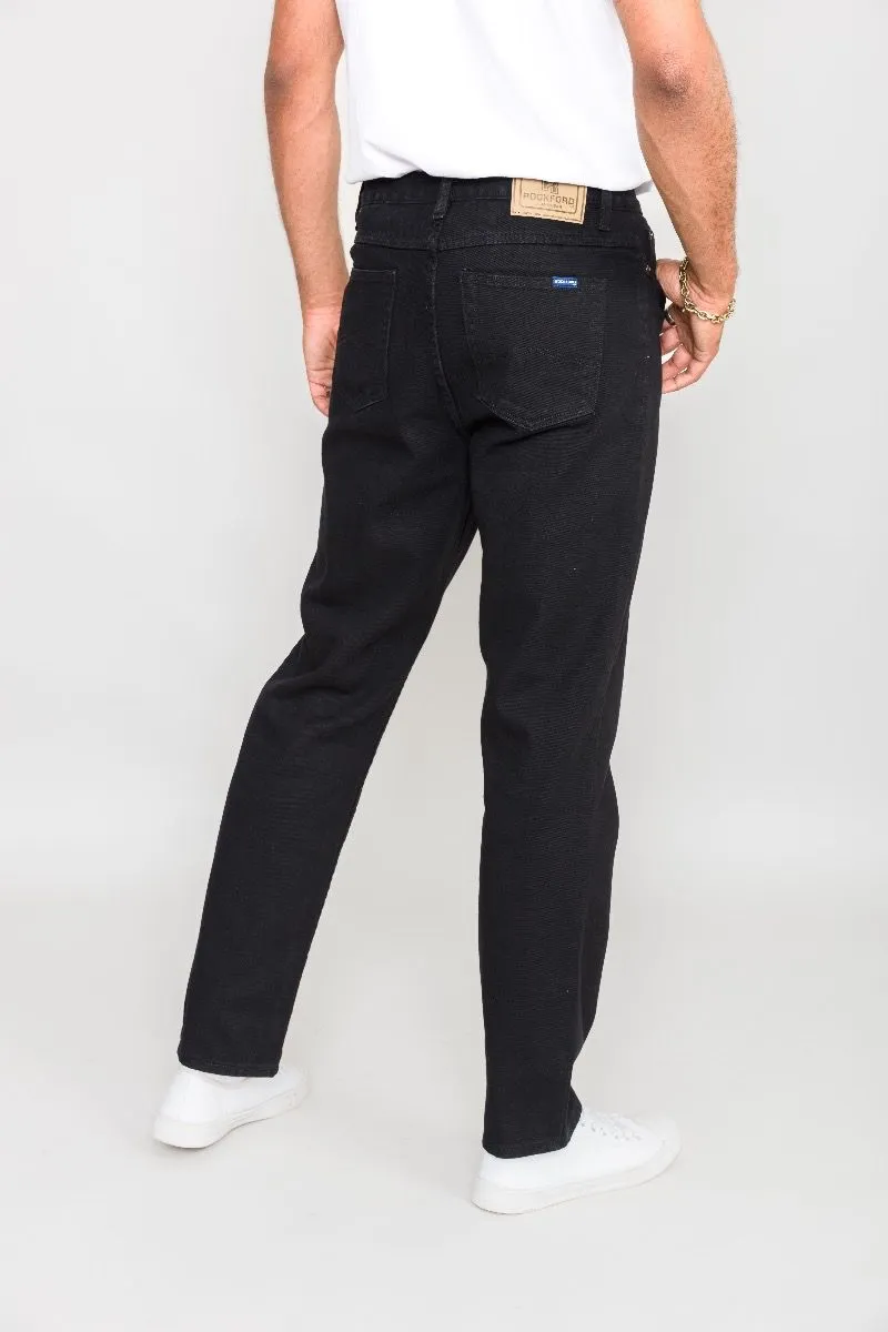 Black Rockford Long Leg Denim Jeans