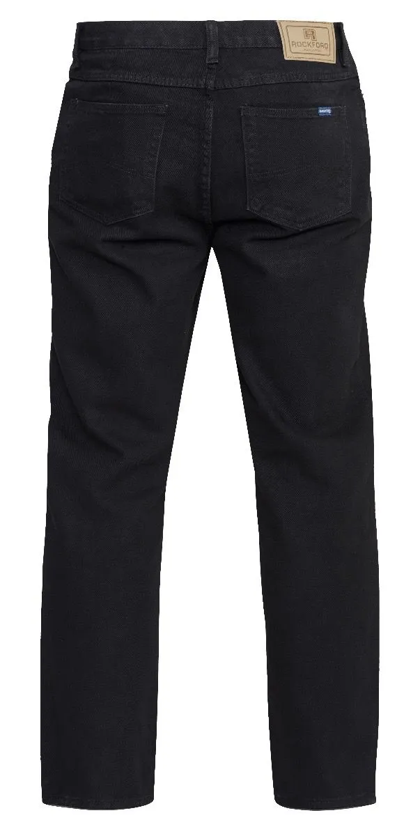 Black Rockford Long Leg Denim Jeans