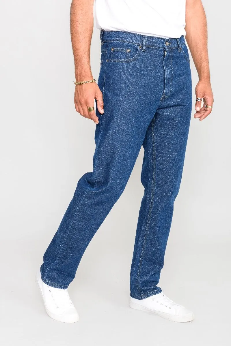 Blue Stonewash Rockford Long Leg Denim Jeans